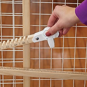 MidWest Wood/Wire Mesh Pet Gate, 32-in
