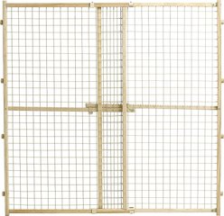 MidWest Wood/Wire Mesh Pet Gate, 44-in slide 2 of 5