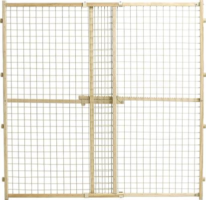 Show full view: MidWest Wood/Wire Mesh Pet Gate, 44-in slide 2 of 7