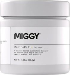 MIGGY CanineCell+ Daily Longevity Beef Flavored Powder Supplement for Dogs, 1.29-oz, 30-servings slide 1 of 9