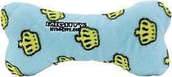 Mighty Bone Squeaky Plush Dog Toy, Blue