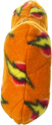 Show full view: Mighty Bone Squeaky Plush Dog Toy, Orange slide 4 of 6