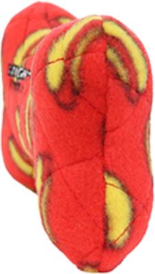 Show full view: Mighty Bone Squeaky Plush Dog Toy, Red slide 3 of 9