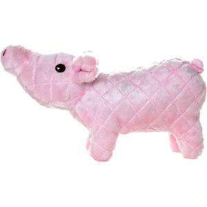 Mighty Farm Piglet Squeaky Plush Dog Toy, Pink