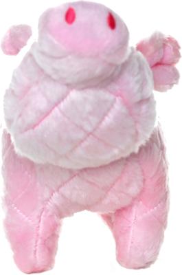 Show full view: Mighty Farm Piglet Squeaky Plush Dog Toy, Pink slide 3 of 5