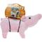 Show in main carousel: Mighty Farm Piglet Squeaky Plush Dog Toy, Pink slide 4 of 5