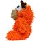 Show in main carousel: Mighty Jr Microfiber Ball Bull Squeaky Plush Dog Toy, Orange slide 4 of 5