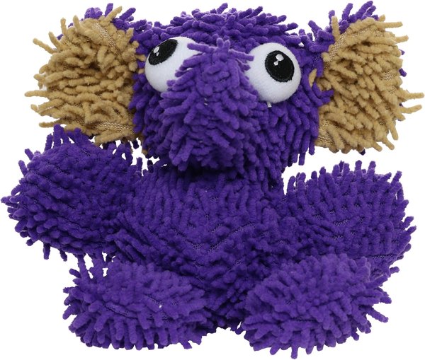 Mighty Jr Microfiber Ball Elephant Squeaky Plush Dog Toy, Purple