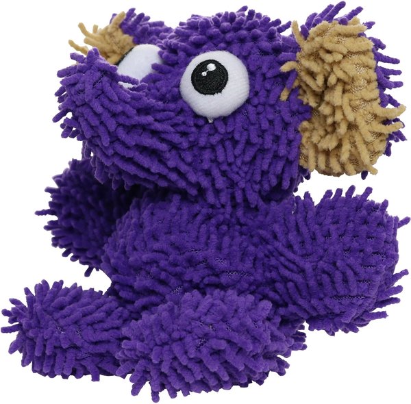 Mighty Microfiber Jr Squeaky Ball Monster & Elephant Plush Dog Toys, 2 count