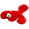 Show in main carousel: Mighty Jr Microfiber Ball Lobster Squeaky Plush Dog Toy, Red slide 2 of 5