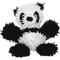 Show in main carousel: Mighty Jr Microfiber Ball Panda Squeaky Plush Dog Toy, Black slide 1 of 4
