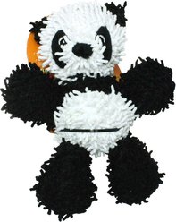 Mighty Jr Microfiber Ball Panda Squeaky Plush Dog Toy, Black slide 2 of 4