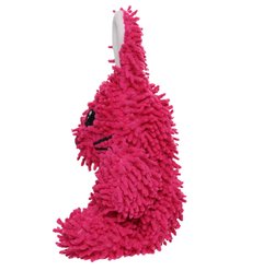Mighty Jr Microfiber Ball Rabbit Squeaky Plush Dog Toy, Pink slide 2 of 4