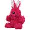 Show in main carousel: Mighty Jr Microfiber Ball Rabbit Squeaky Plush Dog Toy, Pink slide 2 of 4