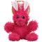 Show in main carousel: Mighty Jr Microfiber Ball Rabbit Squeaky Plush Dog Toy, Pink slide 3 of 4