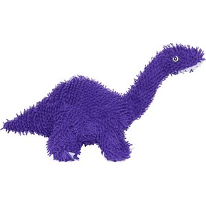 Mighty Microfiber Ball Med Brachiosaurus Squeaky Plush Dog Toy, Purple