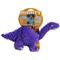 Show in main carousel: Mighty Microfiber Ball Med Brachiosaurus Squeaky Plush Dog Toy, Purple slide 4 of 4