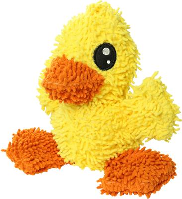 Show full view: Mighty Microfiber Ball Med Duck Squeaky Plush Dog Toy, Yellow slide 2 of 4
