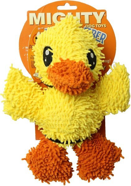 Mighty MicroFiber Duck Plush Dog Toy