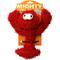 Show in main carousel: Mighty Microfiber Ball Med Lobster Squeaky Plush Dog Toy, Red slide 5 of 5