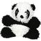Show in main carousel: Mighty Microfiber Ball Med Panda Squeaky Plush Dog Toy, Black slide 1 of 5