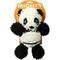 Show in main carousel: Mighty Microfiber Ball Med Panda Squeaky Plush Dog Toy, Black slide 4 of 5