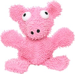Mighty Microfiber Ball Med Pig Squeaky Plush Dog Toy, Pink