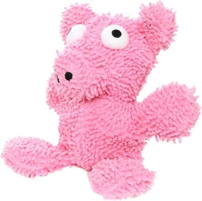 Show full view: Mighty Microfiber Ball Med Pig Squeaky Plush Dog Toy, Pink slide 3 of 5