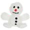 Show in main carousel: Mighty Microfiber Ball Med Snowman Squeaky Plush Dog Toy, White slide 1 of 5