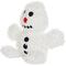 Show in main carousel: Mighty Microfiber Ball Med Snowman Squeaky Plush Dog Toy, White slide 2 of 5