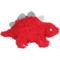 Show in main carousel: Mighty Microfiber Ball Med Stegosaurus Squeaky Plush Dog Toy, Red slide 1 of 4
