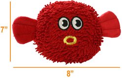 Mighty MicroFiber Balls Blowfish Plush Dog Toy, Medium slide 2 of 5