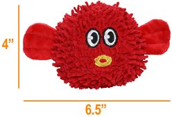 Mighty MicroFiber Balls Blowfish Plush Dog Toy, Small slide 2 of 5