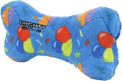 Mighty No Stuff Bone Dog Toy, Blue, Medium slide 2 of 4