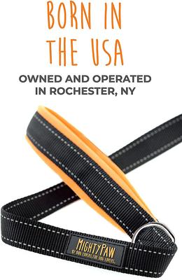 Show full view: Mighty Paw 2.0 Neoprene Dual Handle HandleX2 Dog Leash, 72-in, Black slide 8 of 9