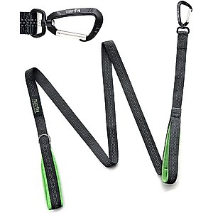 Mighty Paw 2.0 Neoprene Dual Handle HandleX2 Dog Leash, 72-in, Grey