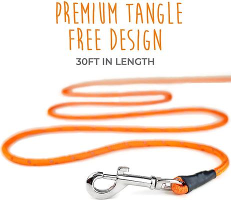 Show full view: Mighty Paw Check Cord Dog Leash, 30-ft slide 6 of 10
