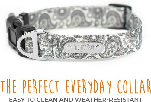 Show full view: Mighty Paw Designer Paisley Dog Collar, Large slide 7 of 10