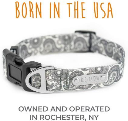 Show full view: Mighty Paw Designer Paisley Dog Collar, X-Large slide 10 of 11