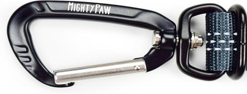 Show full view: Mighty Paw Dog Vehicle Safety Belt, Grey/Green slide 6 of 9