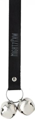 Show full view: Mighty Paw Leather Tinkle Bells Dog Doorbell, Black slide 2 of 6