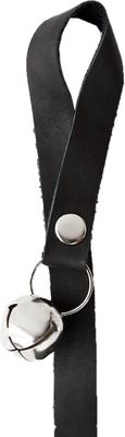 Show full view: Mighty Paw Leather Tinkle Bells Dog Doorbell, Black slide 5 of 6