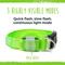 Show in main carousel: Mighty Paw LED Dog Collar, Green, Small slide 6 of 11