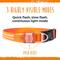Show in main carousel: Mighty Paw LED Dog Collar, Orange, Small slide 5 of 10