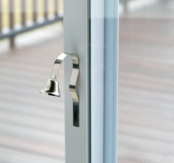 Mighty Paw Metal Brass Tinkle Bell Dog Doorbell, Silver