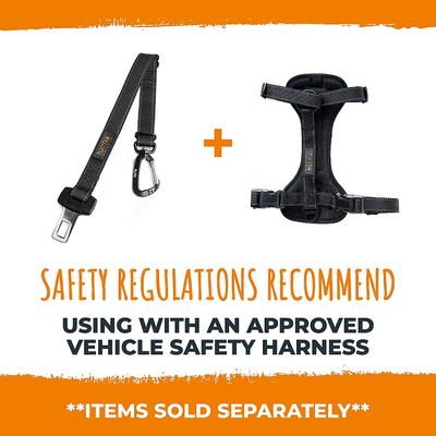 Show full view: Mighty Paw Nylon Dog Seat Belt for Buckle, Black slide 9 of 11