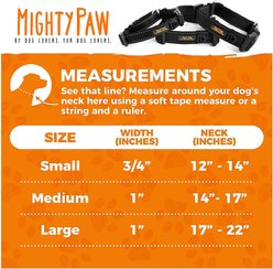 Mighty Paw Nylon Martingale Cinch Dog Collar, Black, Large slide 2 of 9