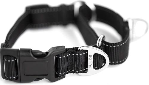 Show full view: Mighty Paw Nylon Martingale Cinch Dog Collar, Black, Large slide 7 of 10