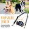 Show in main carousel: Mighty Paw Nylon Reflective Double Dog Leash, Grey & Green, 2-ft long, 1-in wide slide 3 of 10