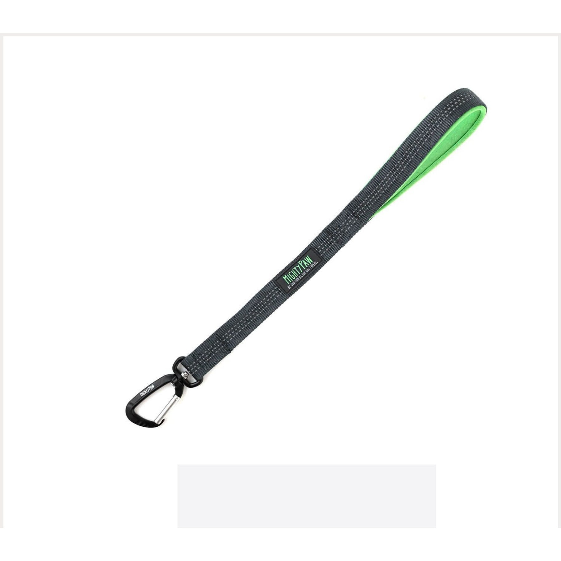 MIGHTY PAW Nylon Reflective Short Dog Leash, Grey Green, - Main Image